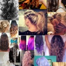 hair collage