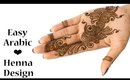 Easy & Simple Arabic Henna Design 2014