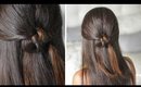 Celtic Knot Half-Up Half-Down Organic Hairstyle