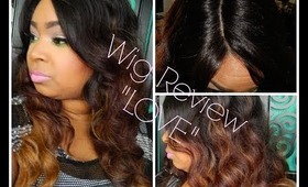 WIG REVIEW |  Model Model  "LOVE" Deep Invisible Part Wig