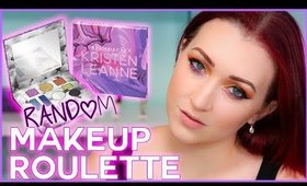 Urban Decay x Kristen Leanne (Weirdest Palette EVER) RANDOM MAKEUP ROULETTE