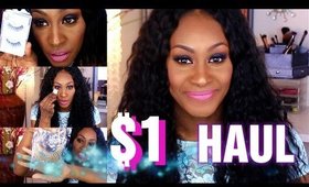 $1 Everything Haul + GIVEAWAY | SHOPMISSA | Shlinda1