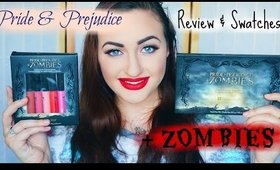 SWATCHES + REVIEW :Pride & Prejudice & Zombies Collection Bh Cosmetics | Rosa Klochkov