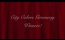 City Colors Giveaway Winners!