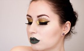 LOOK: FAST GOLD EYES & GREEN LIPS