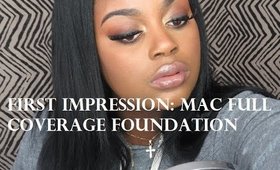 First impression: Mac Full coverage foundation demo