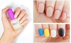 Orly Matte Top Coat Review And Test