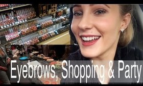 NEW EYEBROWS, UNBOXING & A BIRTHDAY PARTY!