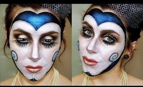 Elaborate Masquerade Makeup Tutorial.