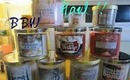 BBW Candle Haul oh Yeah!!!