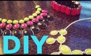 Super Easy DIY - Neon Statement Jewelry
