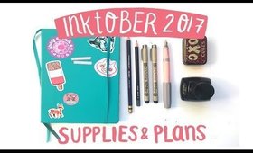 Inktober 2017 Plans and Supplies | The Librarian