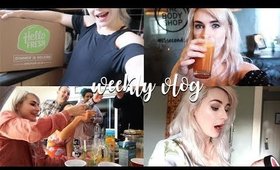 TRYING HELLO FRESH + YOGA RETREAT | Weekly Vlog #45