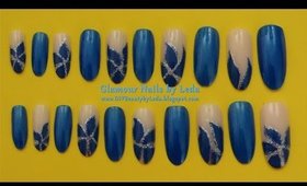 GNbL - Blue Alternating Flower Petal French