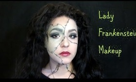 Lady Frankenstein Makeup Tutorial