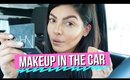 GRWM GET READY WITH ME: NATURAL GLAM MAKEUP IN THE CAR TUTORIAL | SCCASTANEDA