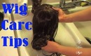 Wig Care Tips How to: wash a wig, put on wig for long hair tutorial Step By Step
