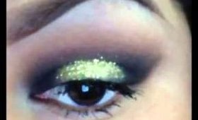 Holiday Look: Smokey Eye With a Pop of Glitter