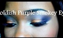 Goldish Purple Smokey Eye