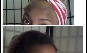 Bleaching Dark Brown hair to Blonde