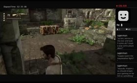 Girl plays UNCHARTED LIVE. Funny , cause i suck! Play thru