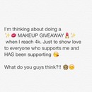 4k Instagram giveaway! 💖💋💄