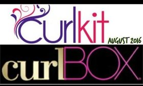 Curlkit vs Curlbox August 2016 plus GIVEAWAY