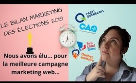 #Polqc2018 - le parti politique du Québec ayant la campagne marketing web la plus attrayante est...