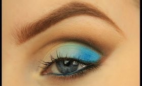 Summer Pop of Colour: Cut Crease Makeup