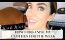 Weekly Style Prep - How I Organise My Work Clothes | Lisa Gregory