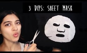 How to: DIY Sheet Mask | Glowing Skin, Lightening Tan or Dark Spots & Acne  | SuperWowStyle