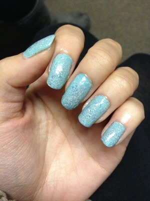 China glaze, not sure of particular name but also dressed it up with some sparkles. 