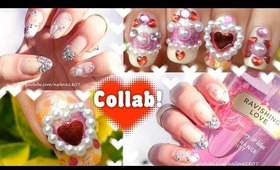 Bejeweled Lover Nail Art Collaboration with nailove2807