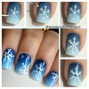 Snowflake Nail Art Tutorial
