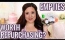 EMPTIES/PRODUCTS I USED UP 2018! LOTS OF MAKEUP & SKINCARE