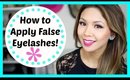 Quick & Fool Proof Way to Apply False Eyelashes!