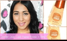 Covergirl Clean Liquid Foundation-Review & Demo!