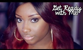 Get Ready with Me | Chocolate Brown Smokey + Nude Lips! (Makeup)