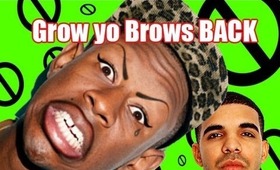 GROW YOUR EYEBROWS | Inexpensive + natural