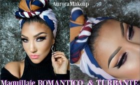 Maquillaje ROMANTICO & Turbante SAN VALENTIN/ VALENTINES  makeup tutorial  & turban | auroramakeup