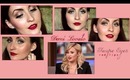 Demi Lovato: Taupe Eyes & Red Lips