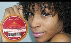 How To Deep Condition Natural Hair using Arvazallia Hair Masque