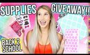 Back To School Supplies Haul Giveaway !!