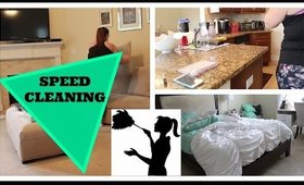SPEED CLEANING MY HOUSE | Power Hour Cleaning Routine