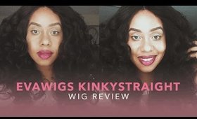 EvaWigs Kinky Straight Wig Review (sk021)