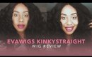 EvaWigs Kinky Straight Wig Review (sk021)