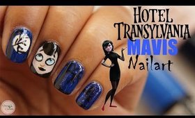 Hotel Transylvania MAVIS Nailart Tutorial | Handpainted