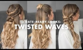 Valentines Day Hairstyles - 3 Dates & 3 Looks
