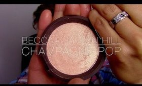 CHAMPAGNE POP | BECCA COEMSTICS + JACLYN HILL REVIEW