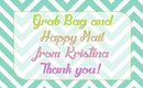 Grab Bag & Happy Mail from Kristina, Thank you! [PrettyThingsRock]